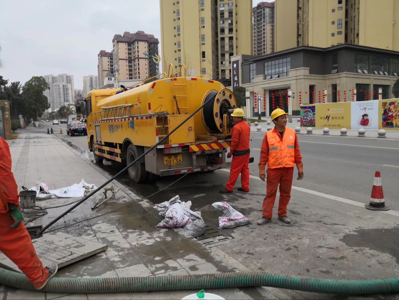 泽普排污管道清淤-管道清洗